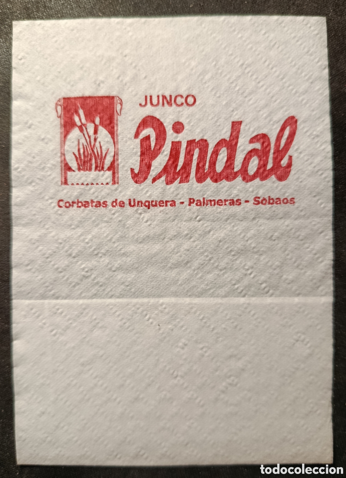 Otros art&iacute;culos de coleccionismo en papel: SERVILLETA DE PAPEL CASA JUNCO/ASTURIAS -CANTABRIA
