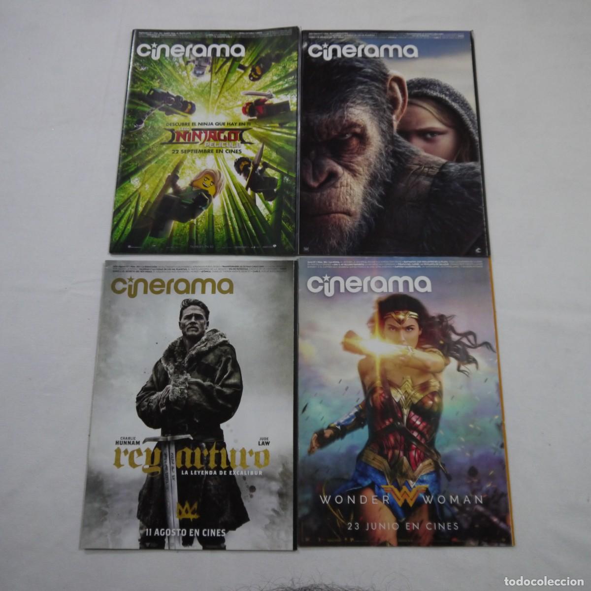 Otros art&iacute;culos de coleccionismo en papel: LOTE DE 4 REVISTAS DE CINERAMA N.&ordm; 261, 262, Y 263