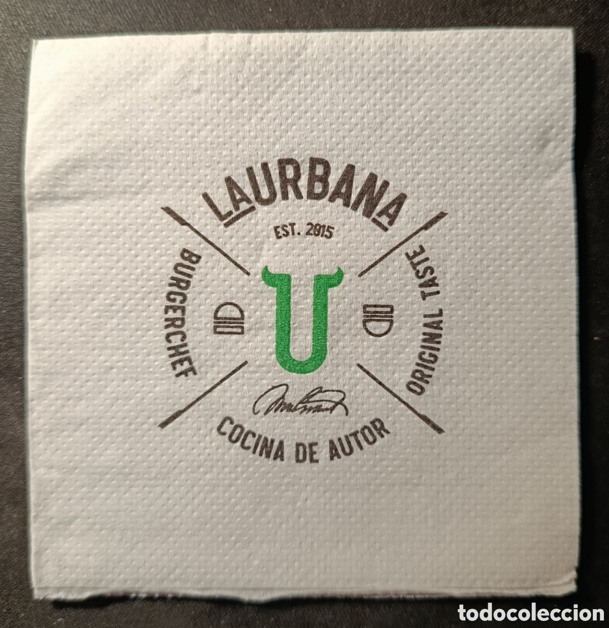 Otros art&iacute;culos de coleccionismo en papel: SERVILLETA DE PAPEL LA URBANA/LUGO