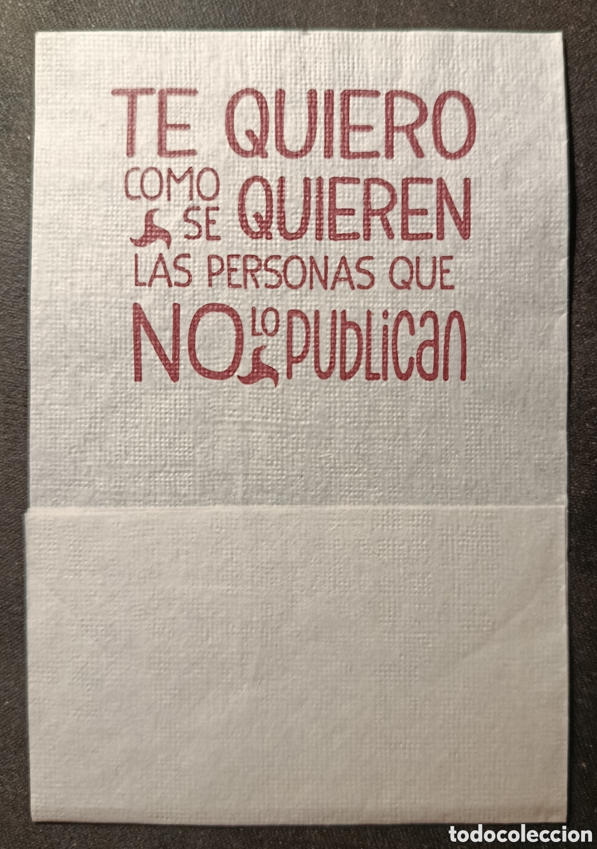 Otros art&iacute;culos de coleccionismo en papel: S E R V I L L E T A DE PAPEL
