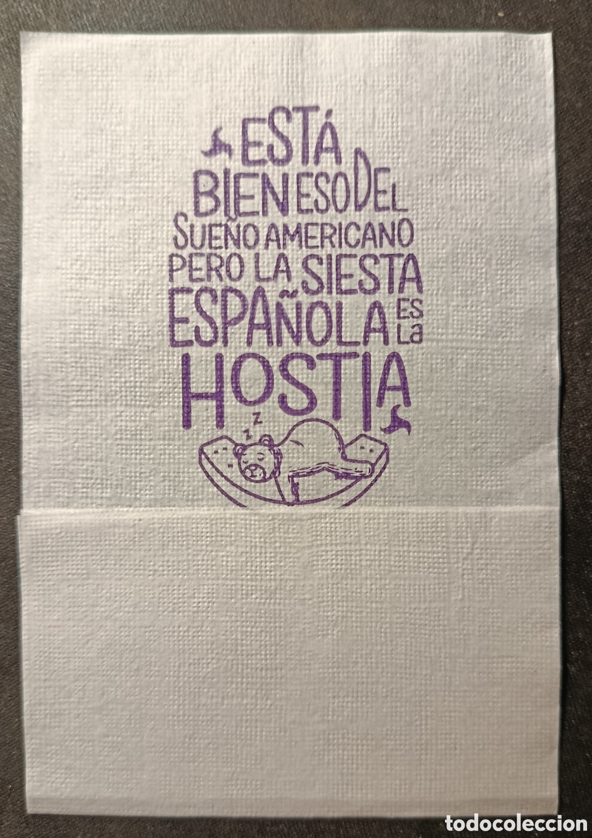 Otros art&iacute;culos de coleccionismo en papel: S E R V I L L E T A DE PAPEL