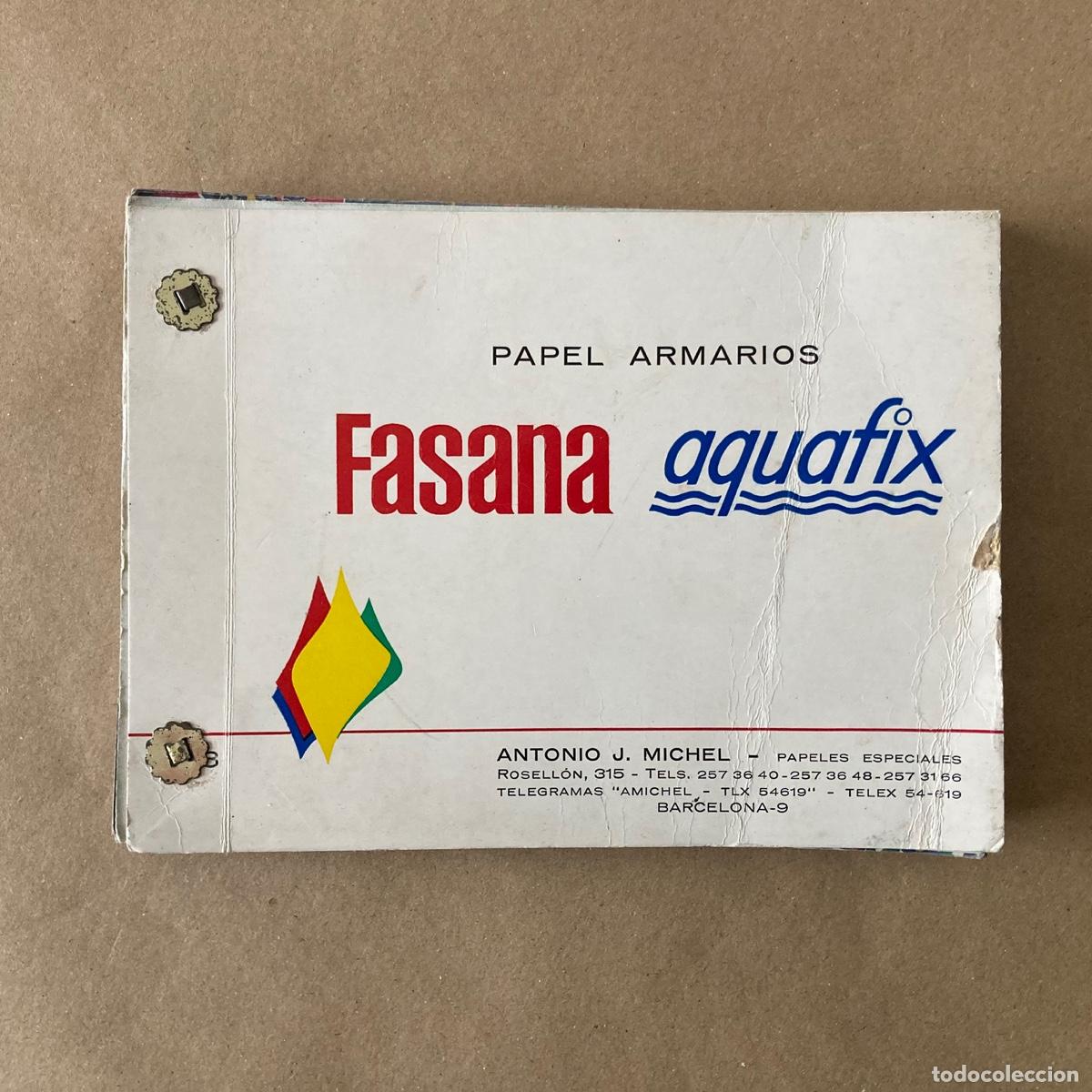 Otros art&iacute;culos de coleccionismo en papel: MUESTRARIO PAPEL ARMARIOS, FASANA AQUAFIX, DISE&Ntilde;O PAPELES ESPECIALES PARED, BARCELONA