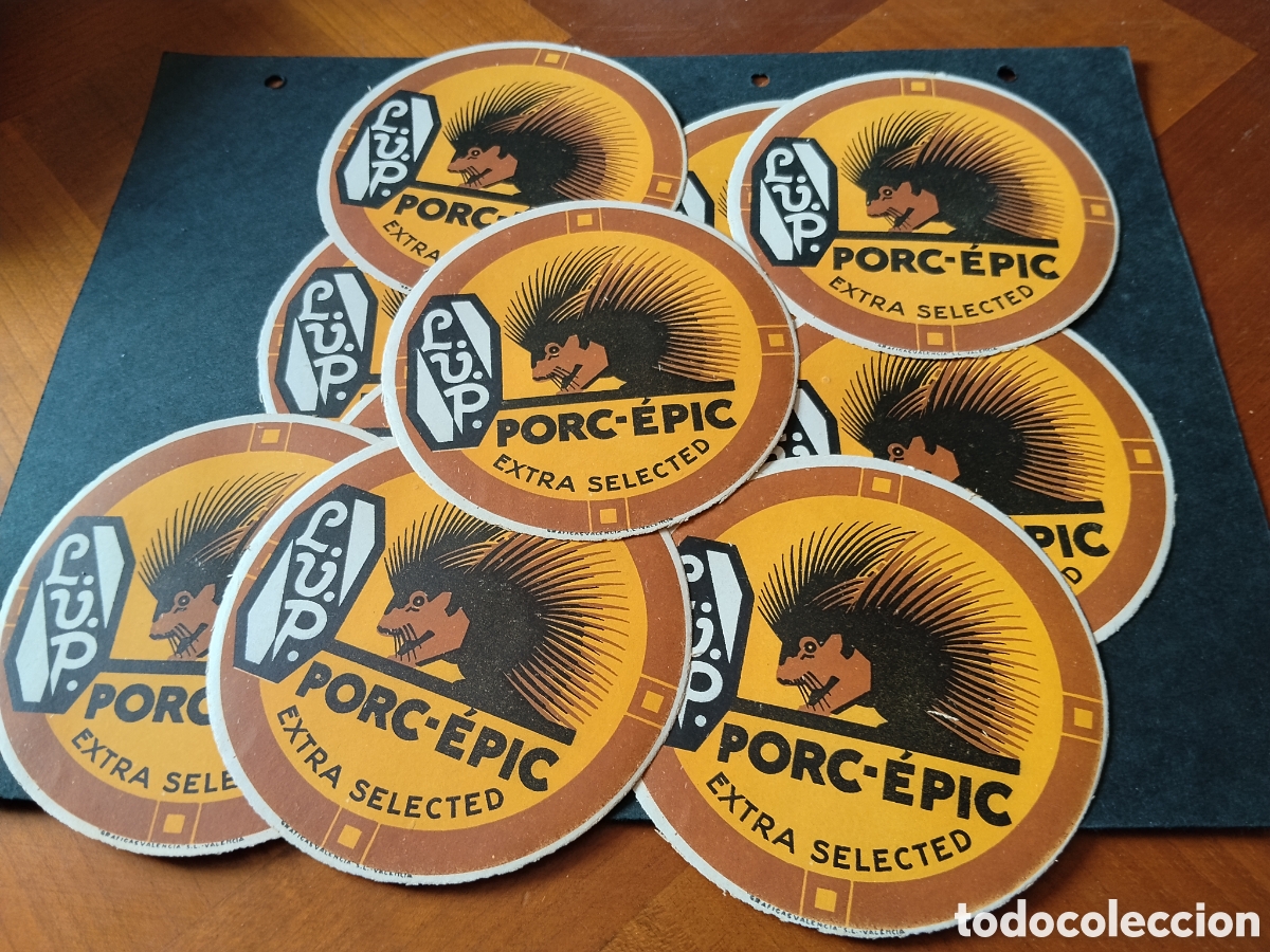 Otros art&iacute;culos de coleccionismo en papel: Etiquetas de naranja publicidad porc-epic L.V.P.