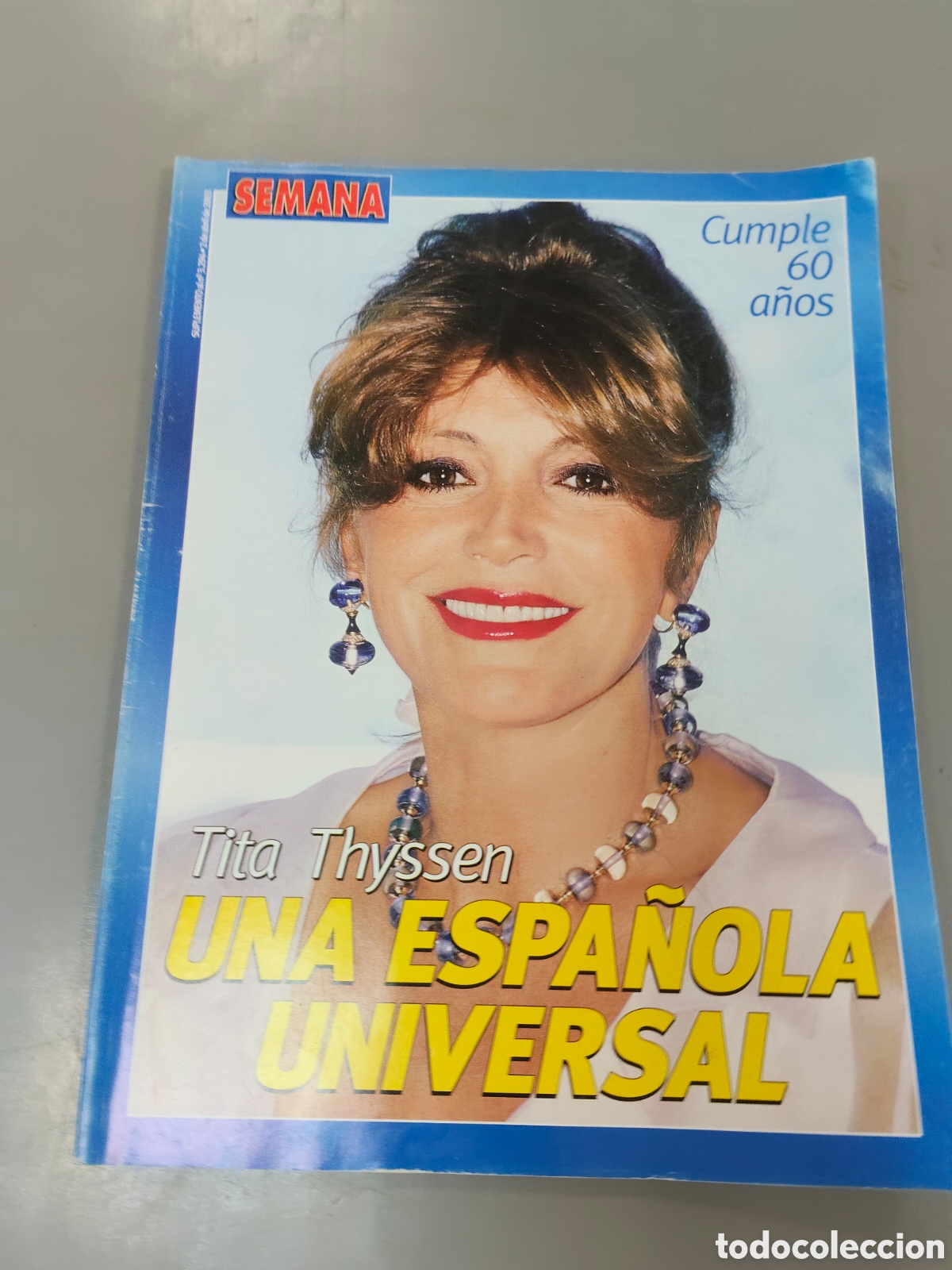 Otros art&iacute;culos de coleccionismo en papel: Revista SEMANA TITA THISSEN