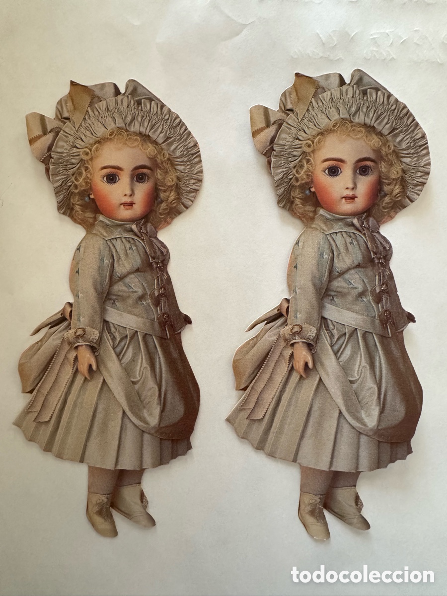 Otros art&iacute;culos de coleccionismo en papel: Pareja folletos Esmalper Madrid mu&ntilde;ecas porcelana publicidad vintage