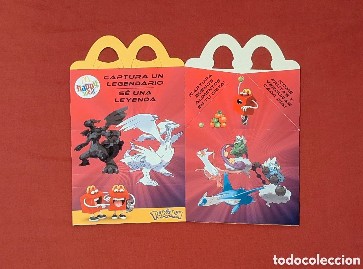 Otros art&iacute;culos de coleccionismo en papel: Caja Mc Donalds Pok&eacute;mon - Foto 2