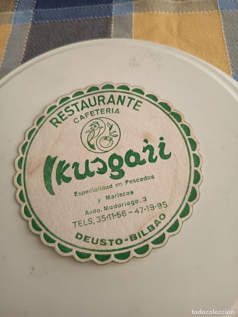 Otros art&iacute;culos de coleccionismo en papel: POSAVASOS CAFETERIA IKUSGARI-BILBAO-VIZCAYA