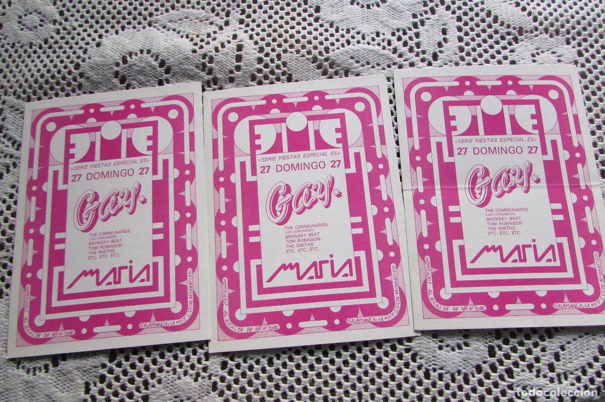 Otros art&iacute;culos de coleccionismo en papel: MARIA SALAMANCA FIESTA GAY 27 DOMINGO-THE COMUNARDS(LOS COMUNEROS)..HOMENAJE AL ALCALDE DE NEW YORK.