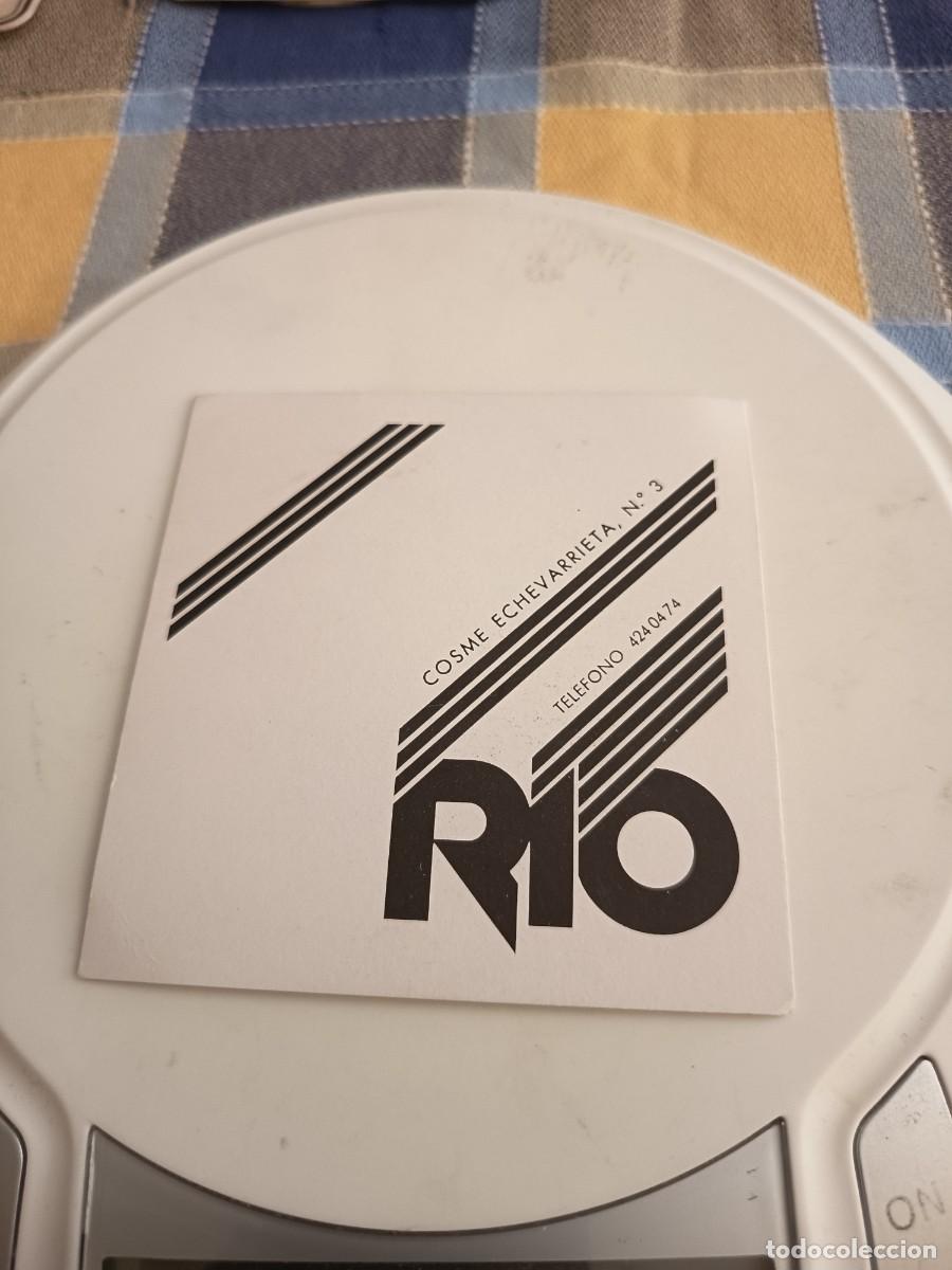 Otros art&iacute;culos de coleccionismo en papel: POSAVASOS CAFETERIA RIO-BILBAO-VIZCAYA