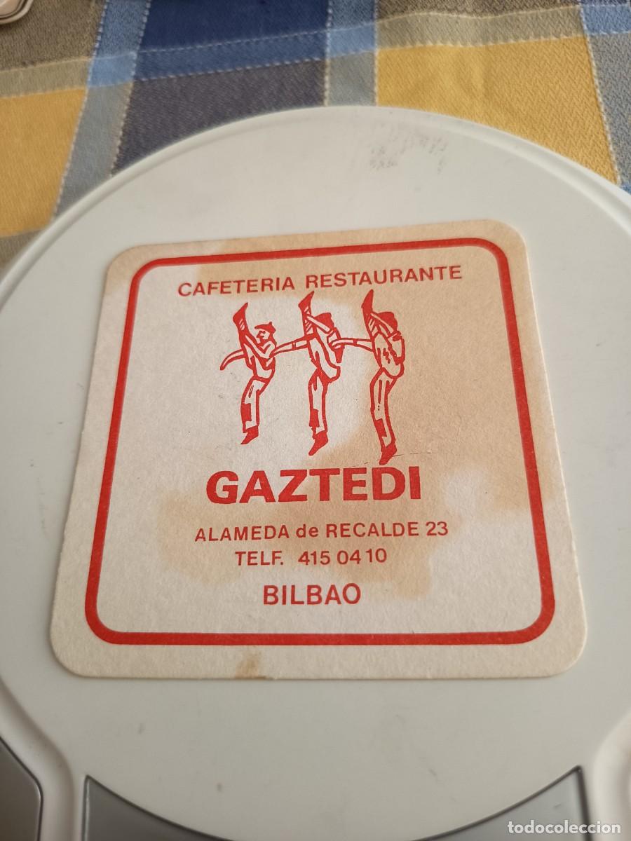 Otros art&iacute;culos de coleccionismo en papel: POSAVASOS CAFETERIA GAZTEDI-BILBAO-VIZCAYA