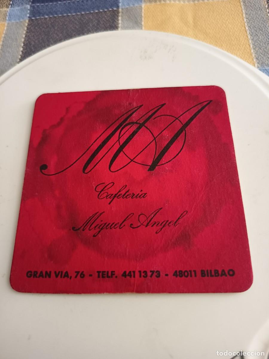 Otros art&iacute;culos de coleccionismo en papel: POSAVASOS CAFETERIA MIGUEL ANGEL-BILBAO-VIZCAYA