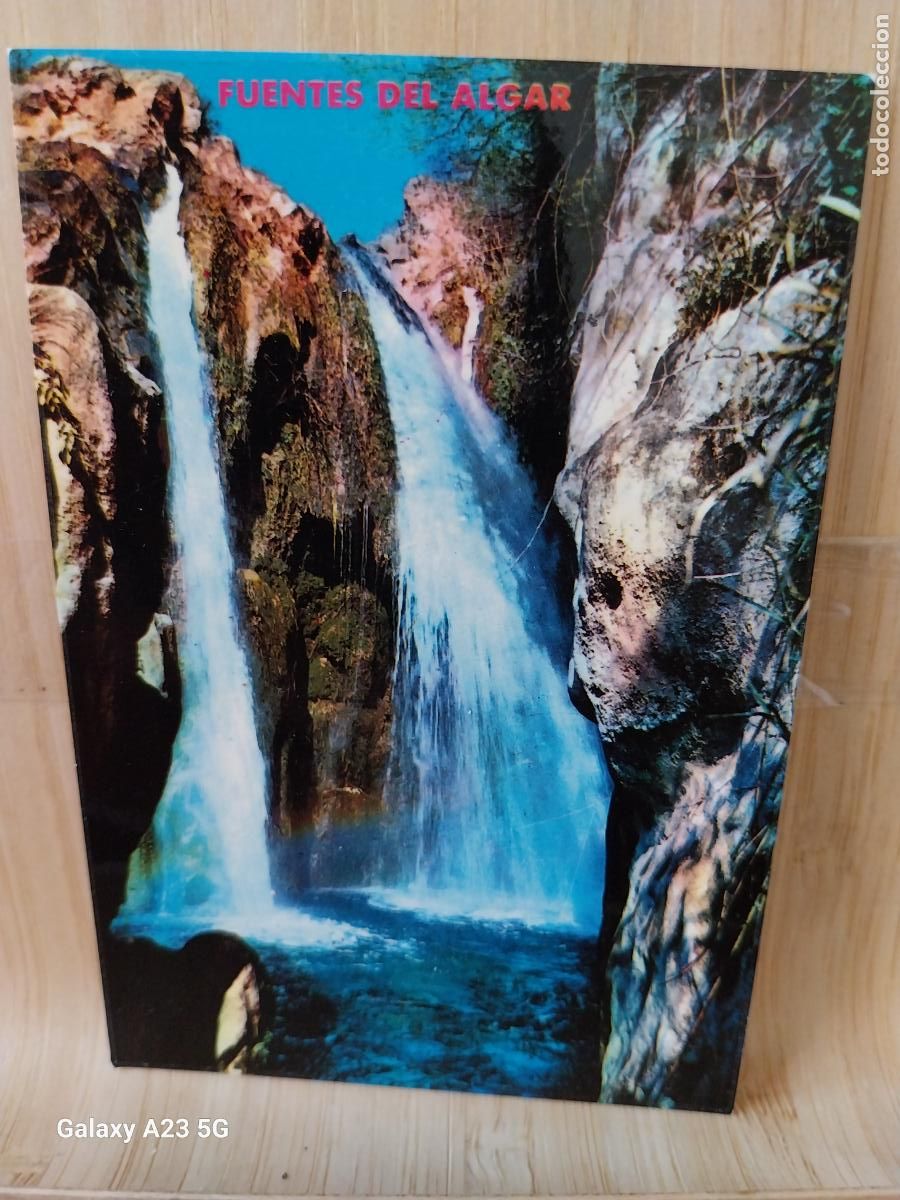Otros art&iacute;culos de coleccionismo en papel: FUENTES DEL ALGAR TARJETA RESTAURANTE BAR CASCADA TARJETA MAPA 10.5X7CMS ORIGINAL *