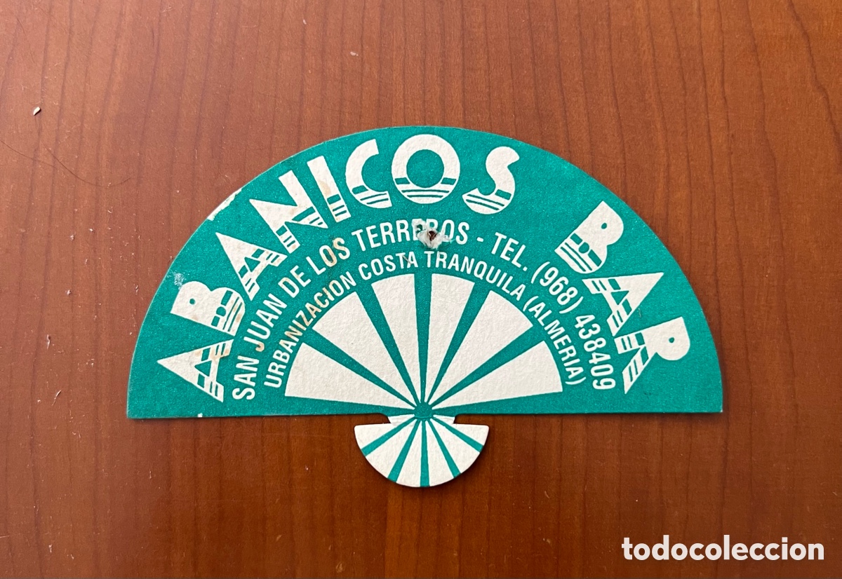 Otros art&iacute;culos de coleccionismo en papel: ENTRADA PUBLICADAD PROPAGANDA ABANICOS BAR , SAN JUAN DE LOS TERREROS ( ALMERIA )