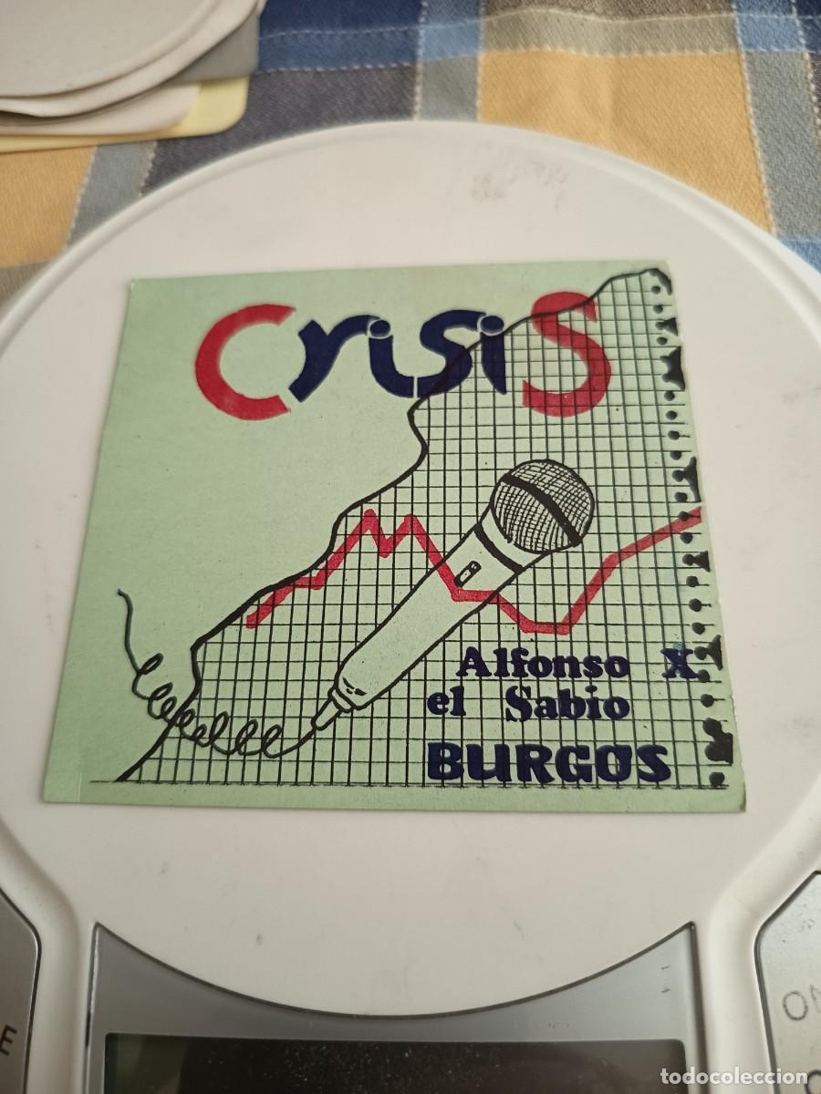 Sammelleidenschaft Andere Papierartikel: POSAVASOS PUB CRISIS-BURGOS