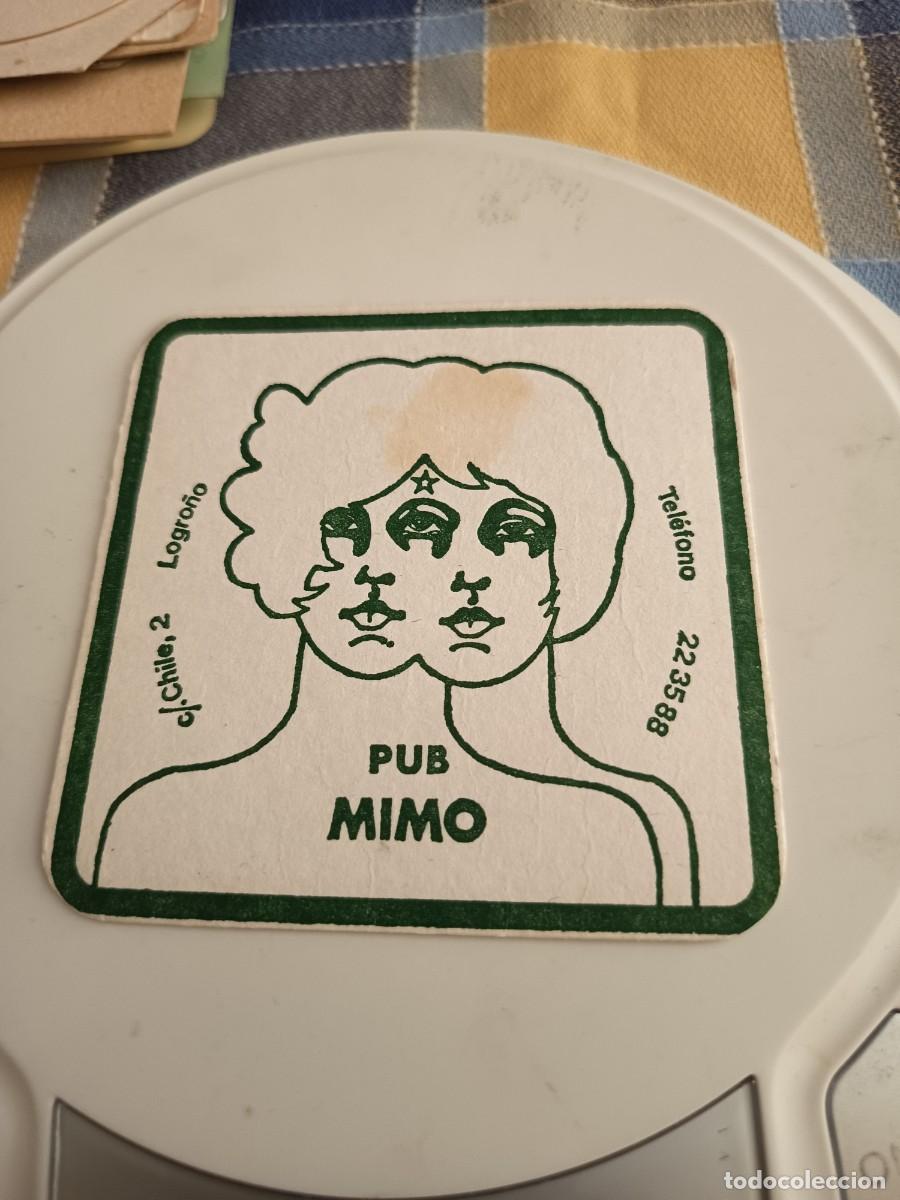 Otros art&iacute;culos de coleccionismo en papel: POSAVASOS PUB MIMO-LOGRO&Ntilde;O-LA RIOJA