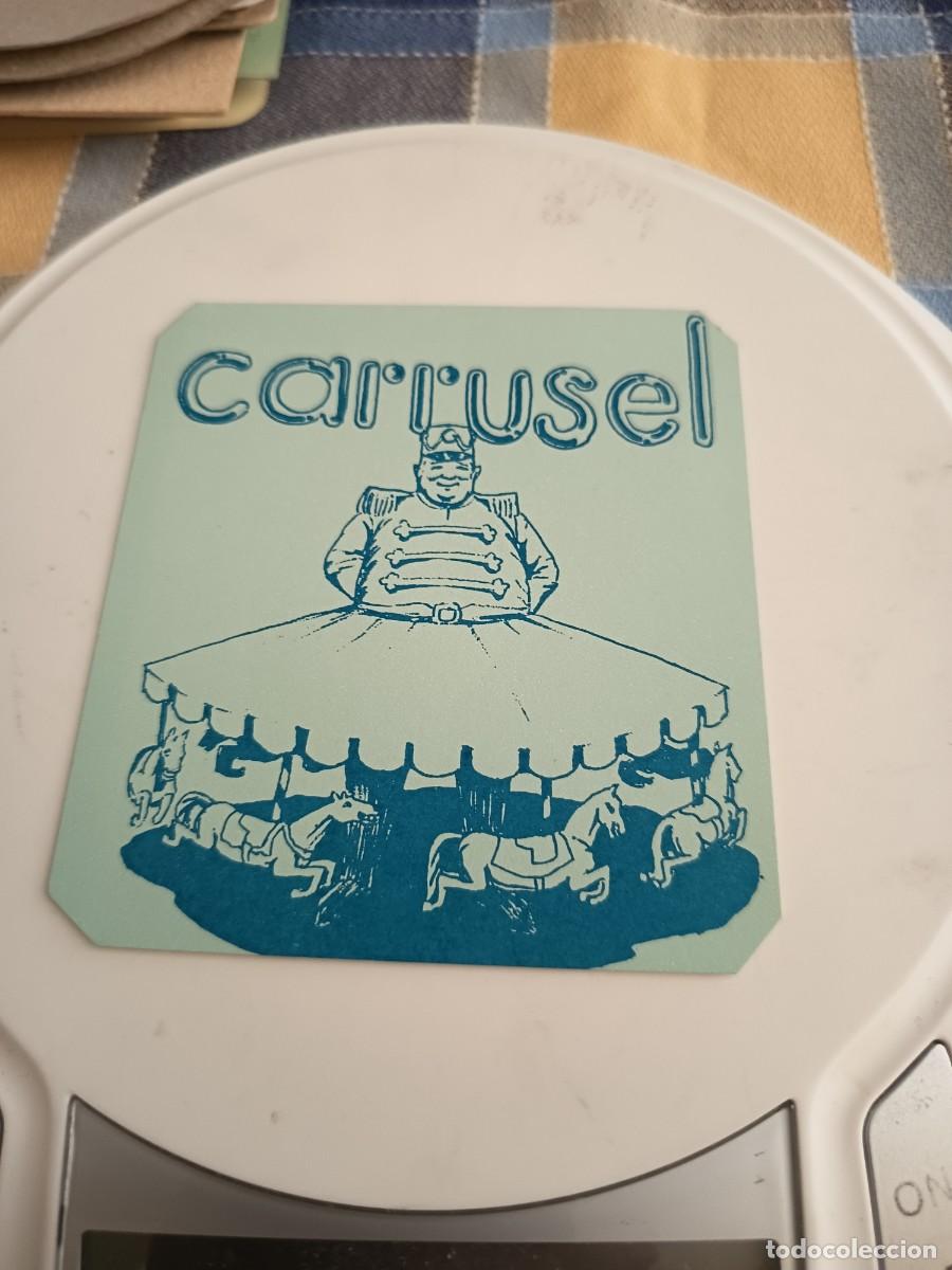 Otros art&iacute;culos de coleccionismo en papel: POSAVASOS CARRUSEL A IDENTIFICAR