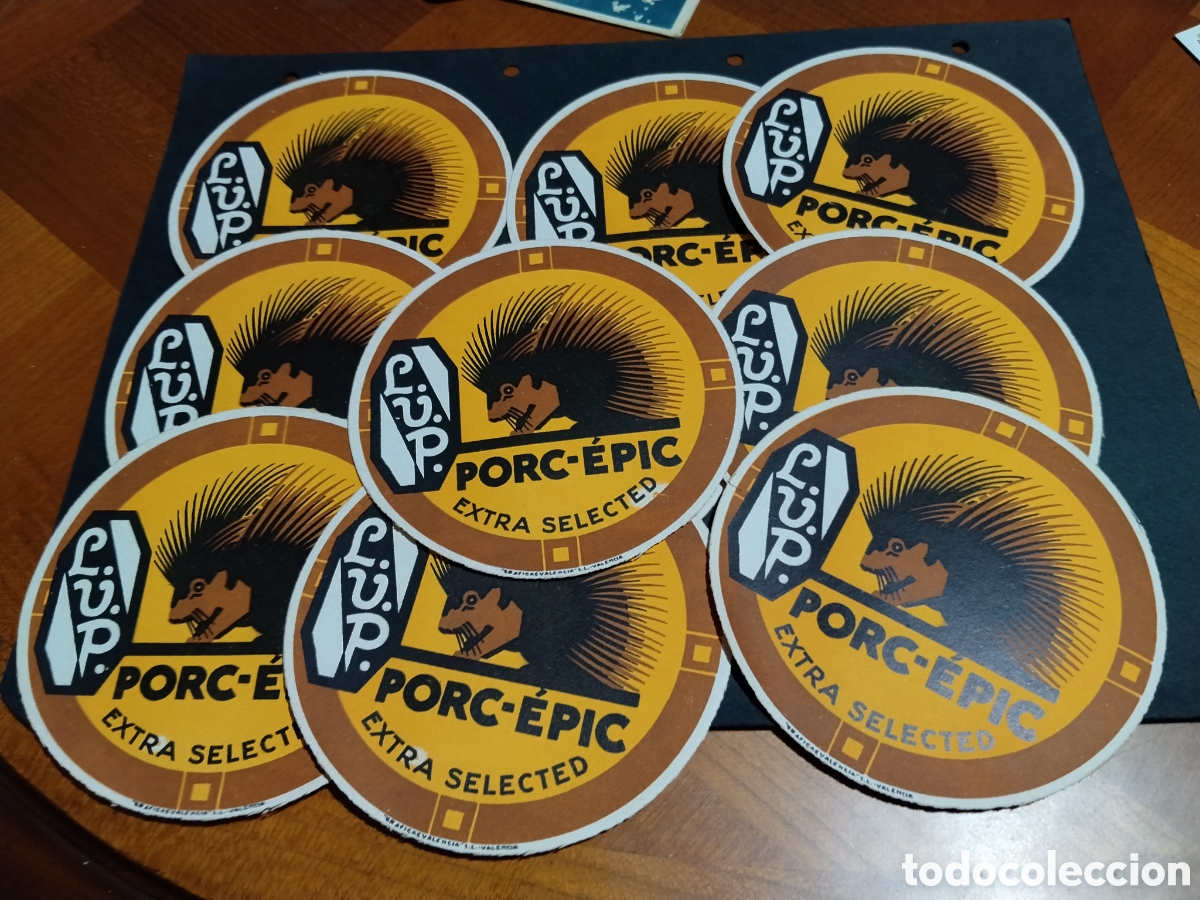 Otros art&iacute;culos de coleccionismo en papel: Etiquetas de naranja publicidad porc-epic