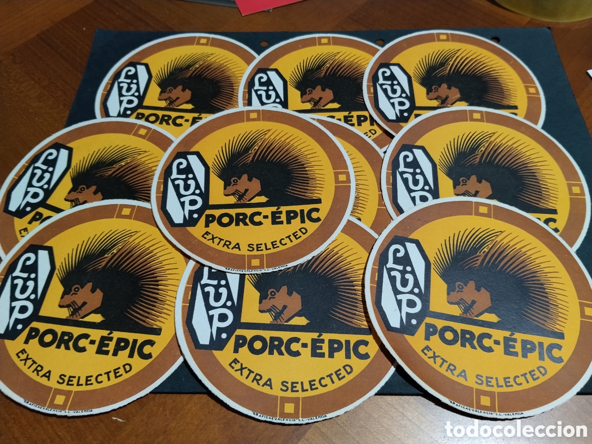 Otros art&iacute;culos de coleccionismo en papel: Etiquetas de naranja publicidad porc-epic