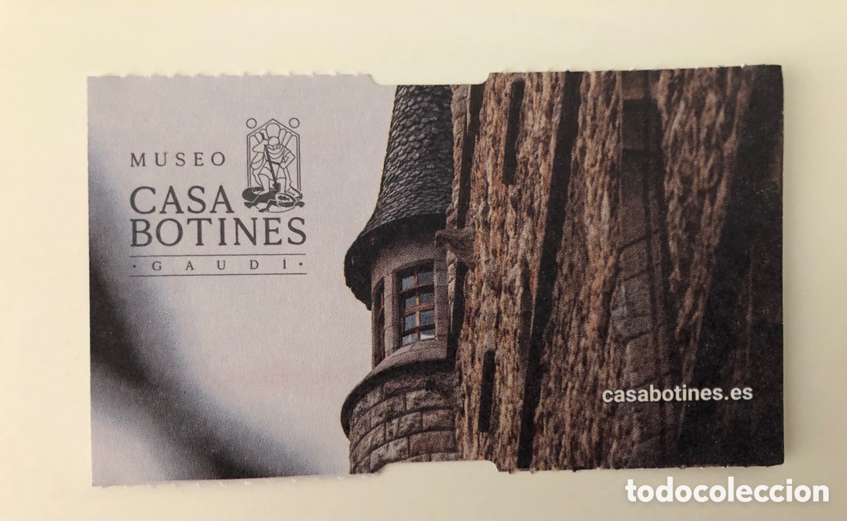 Otros art&iacute;culos de coleccionismo en papel: Recuerdo Casa Botines Gaud&iacute;