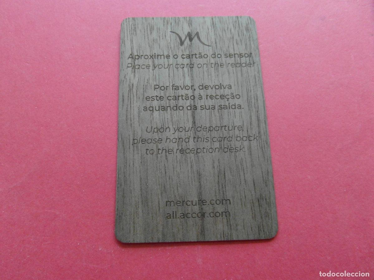 Otros art&iacute;culos de coleccionismo en papel: TARJETA LLAVE HOTEL MERCURE (MODELO 2)