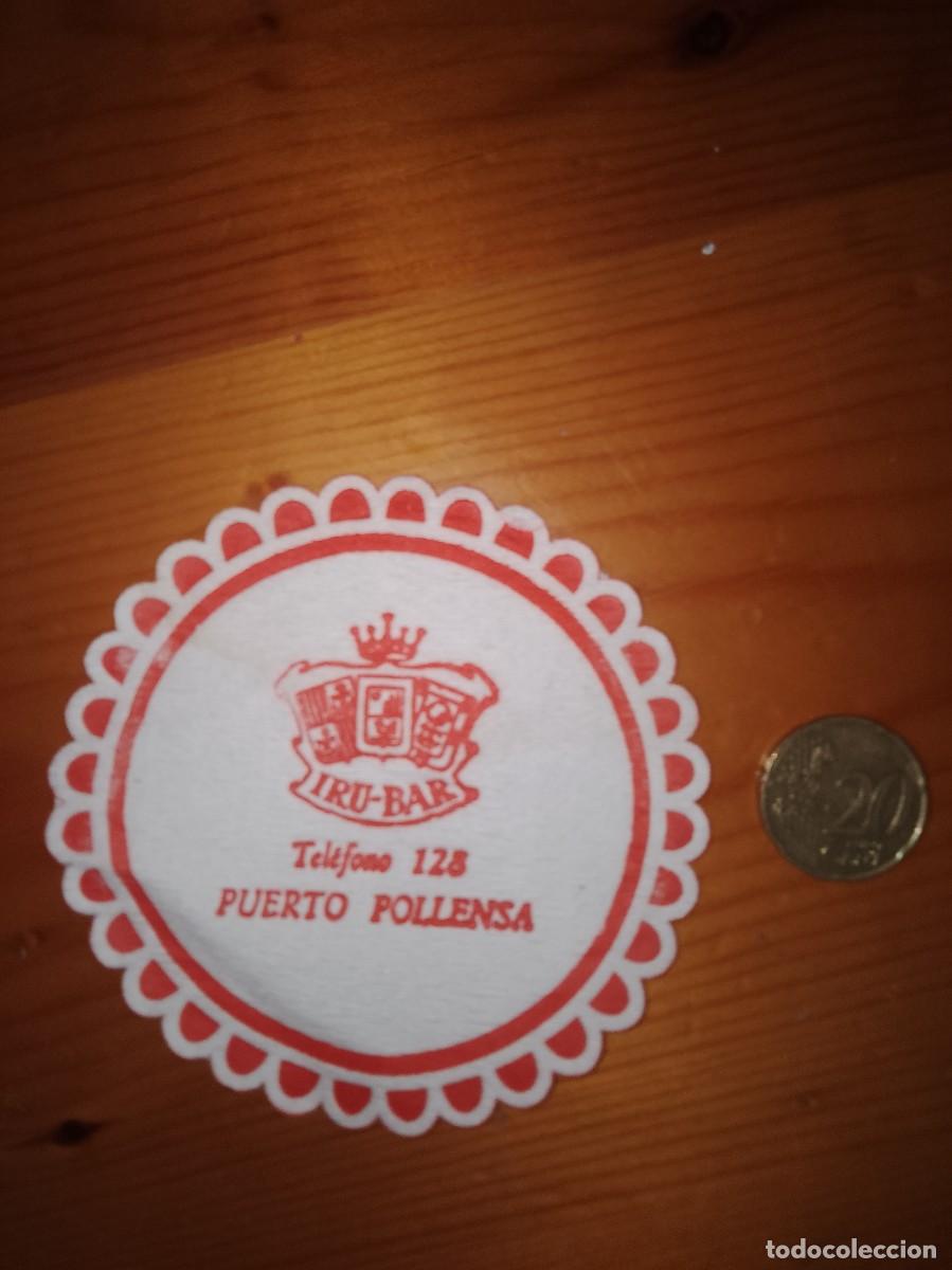 Otros art&iacute;culos de coleccionismo en papel: Posavaso iru bar puerto pollensa
