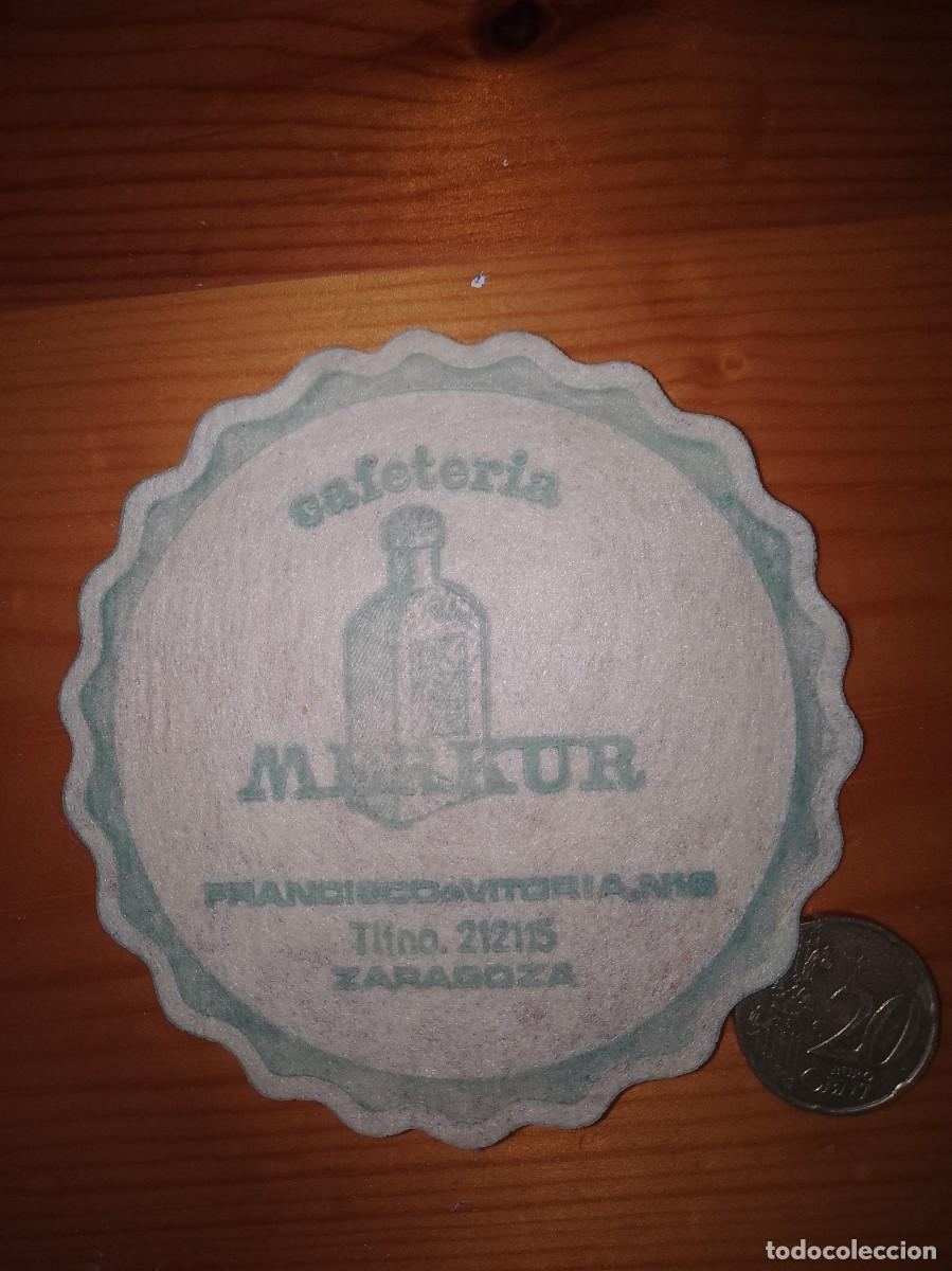Otros art&iacute;culos de coleccionismo en papel: Posavaso cafeter&iacute;a merkun Zaragoza