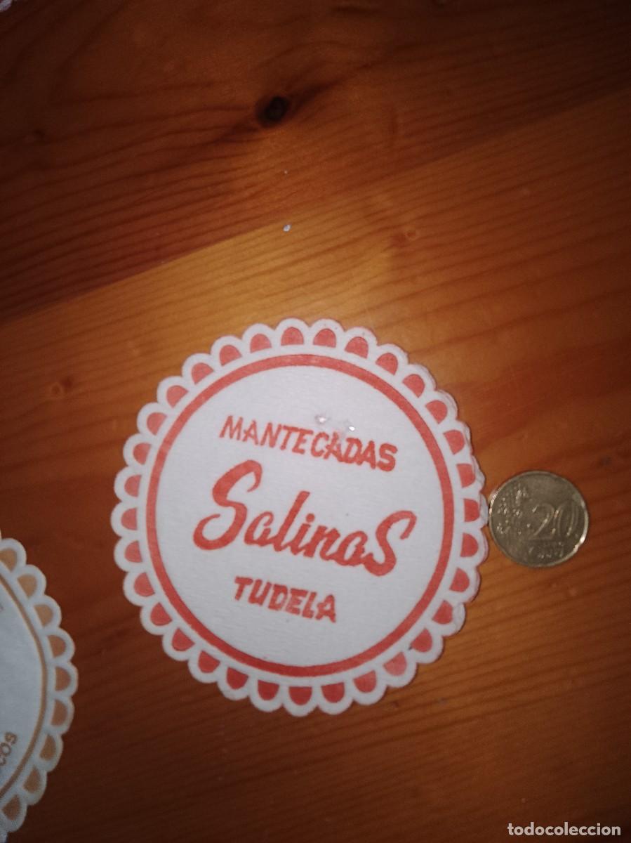 Otros art&iacute;culos de coleccionismo en papel: Posavaso mantecadas salinas tudela