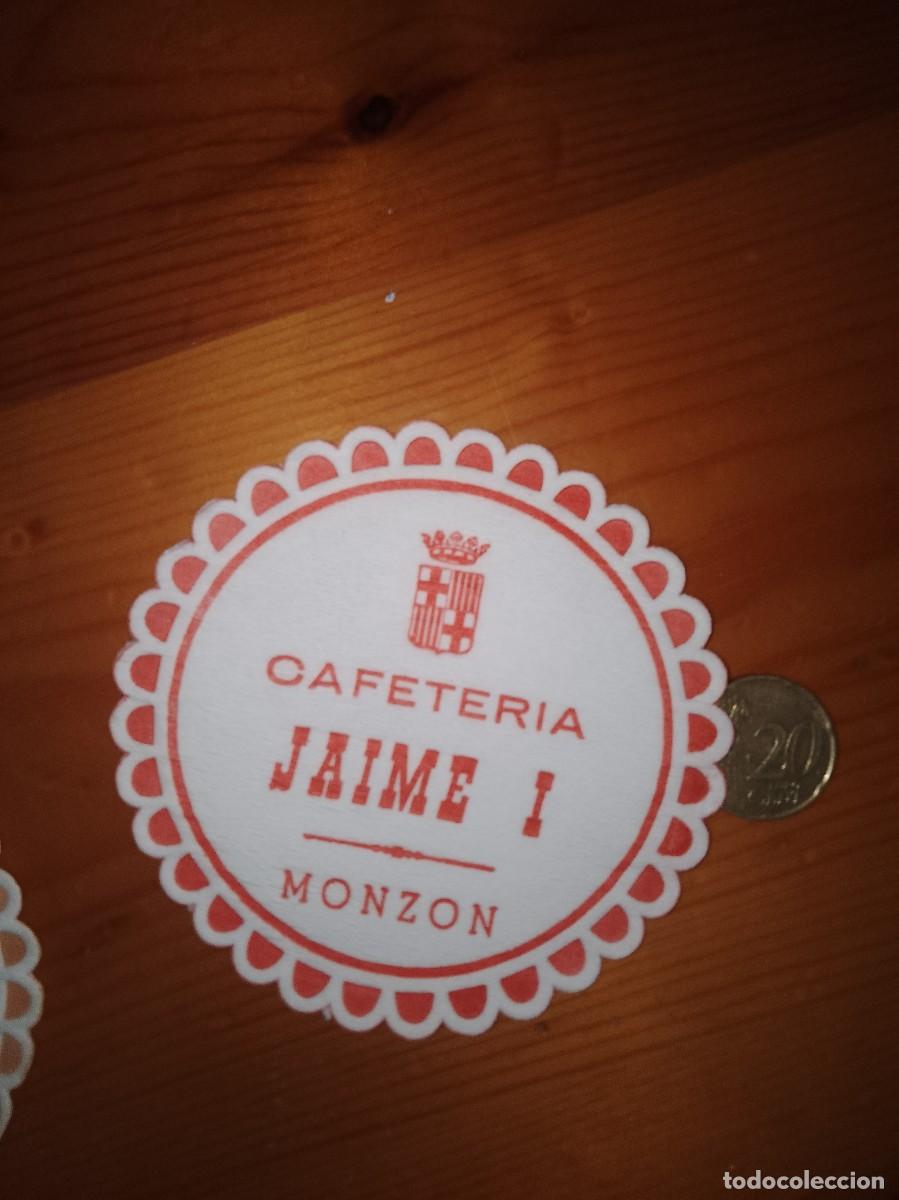 Otros art&iacute;culos de coleccionismo en papel: Posavaso cafeter&iacute;a Jaime 1 Monz&oacute;n