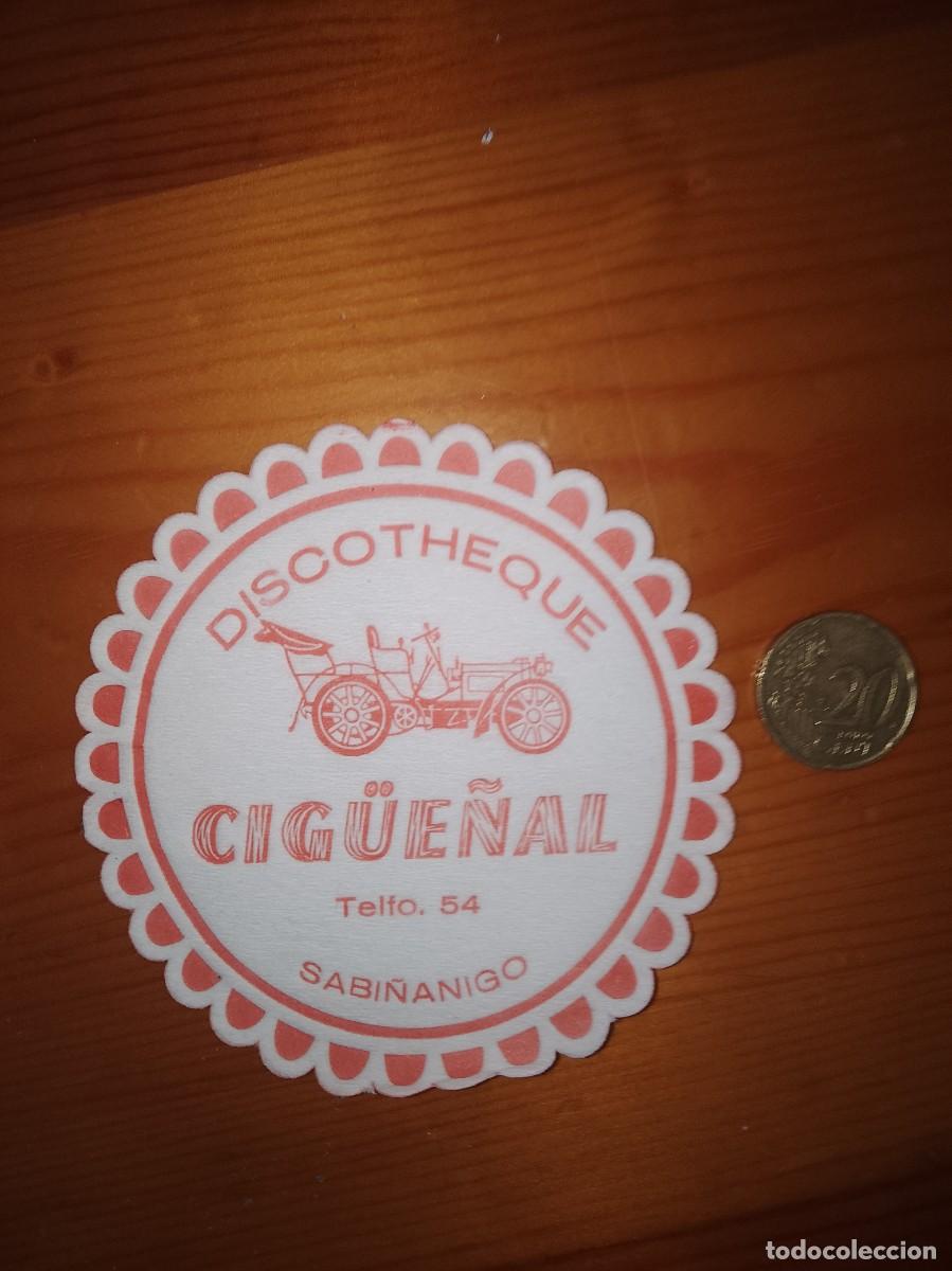 Otros art&iacute;culos de coleccionismo en papel: Posavaso discotheque cigue&ntilde;al Sabi&ntilde;&aacute;nigo