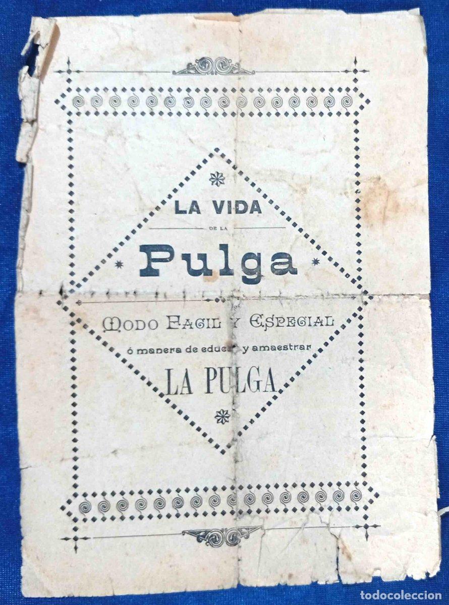 Otros art&iacute;culos de coleccionismo en papel: LA VIDA DE LA PULGA. MODO F&Aacute;CIL Y ESPECIAL O MANERA DE EDUCAR Y AMAESTRAR A LA PULGA. BALMAS CASA...