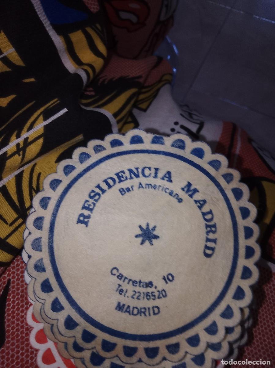 Otros art&iacute;culos de coleccionismo en papel: Posavaso residencia Madrid bar americano