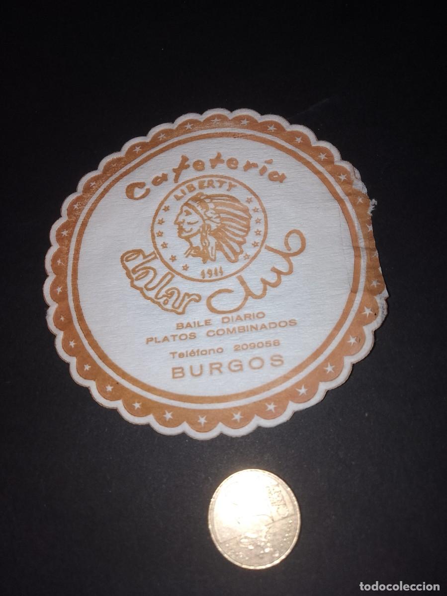 Otros art&iacute;culos de coleccionismo en papel: Posavaso cafeter&iacute;a dolar club burgos