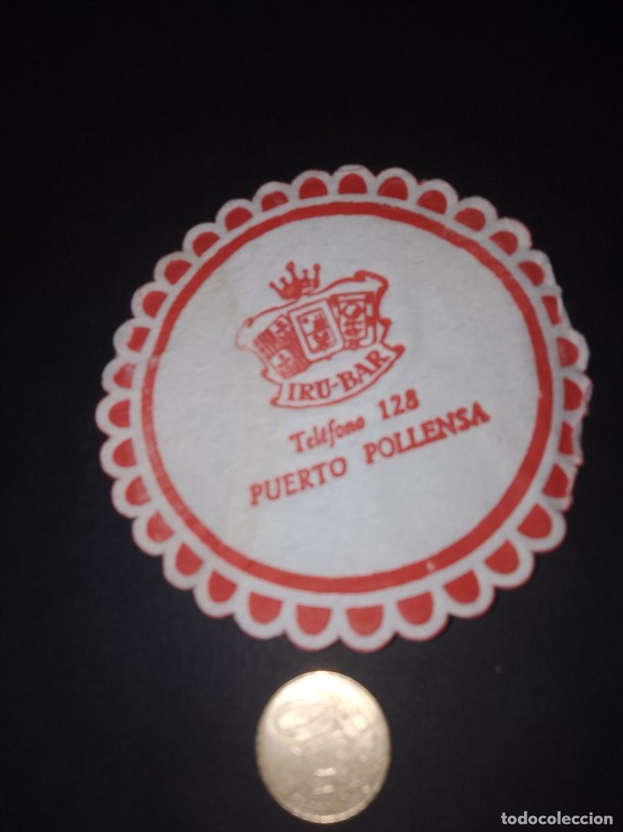 Otros art&iacute;culos de coleccionismo en papel: Posavaso iru bar puerto pollensa