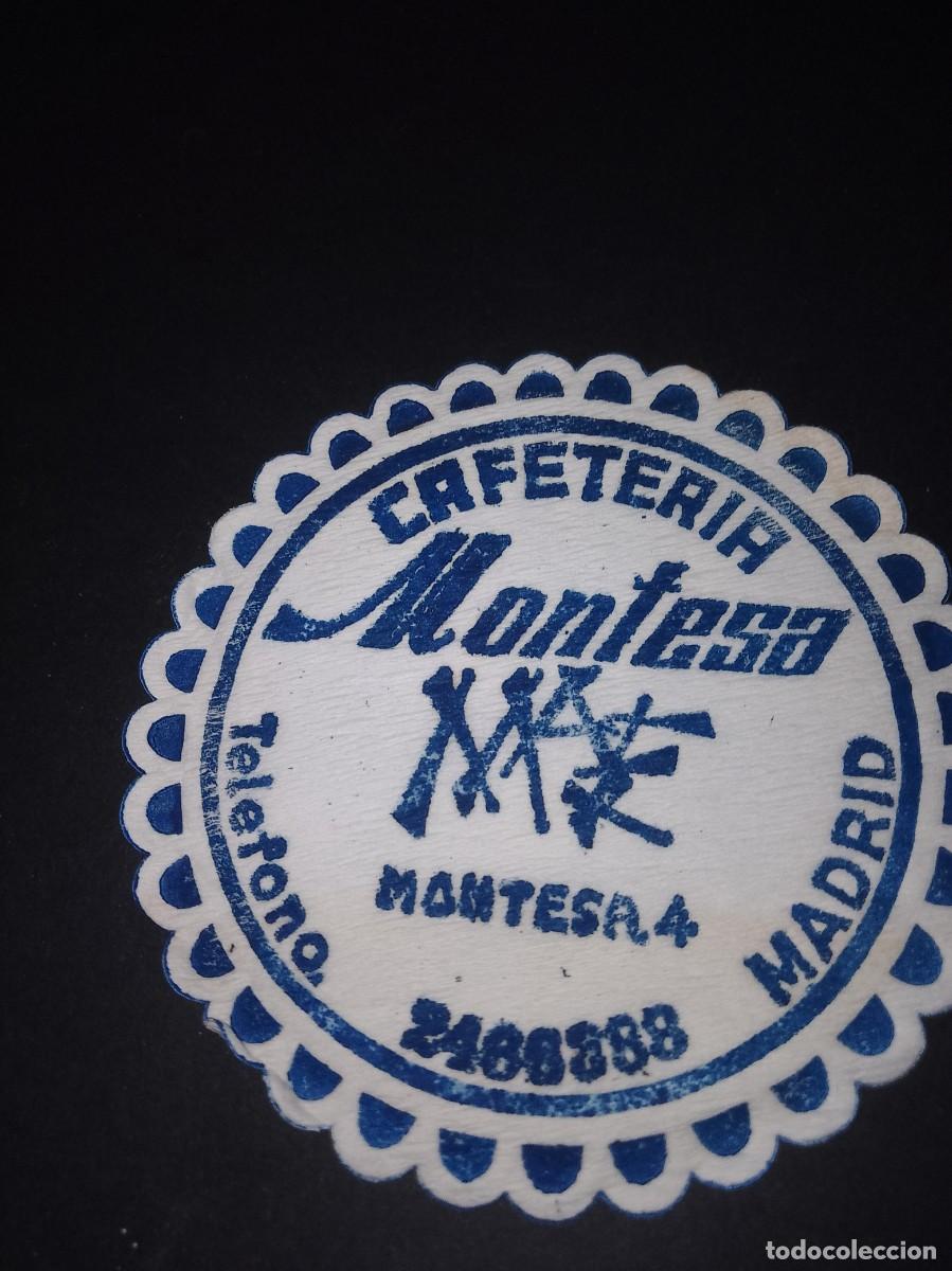 Otros art&iacute;culos de coleccionismo en papel: Posavaso cafeter&iacute;a montesa Madrid
