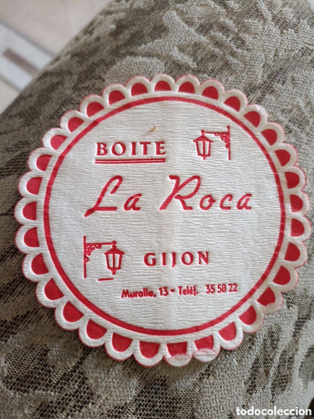 Otros art&iacute;culos de coleccionismo en papel: BOITE LA ROCA GIJON [ POSAVASOS ]