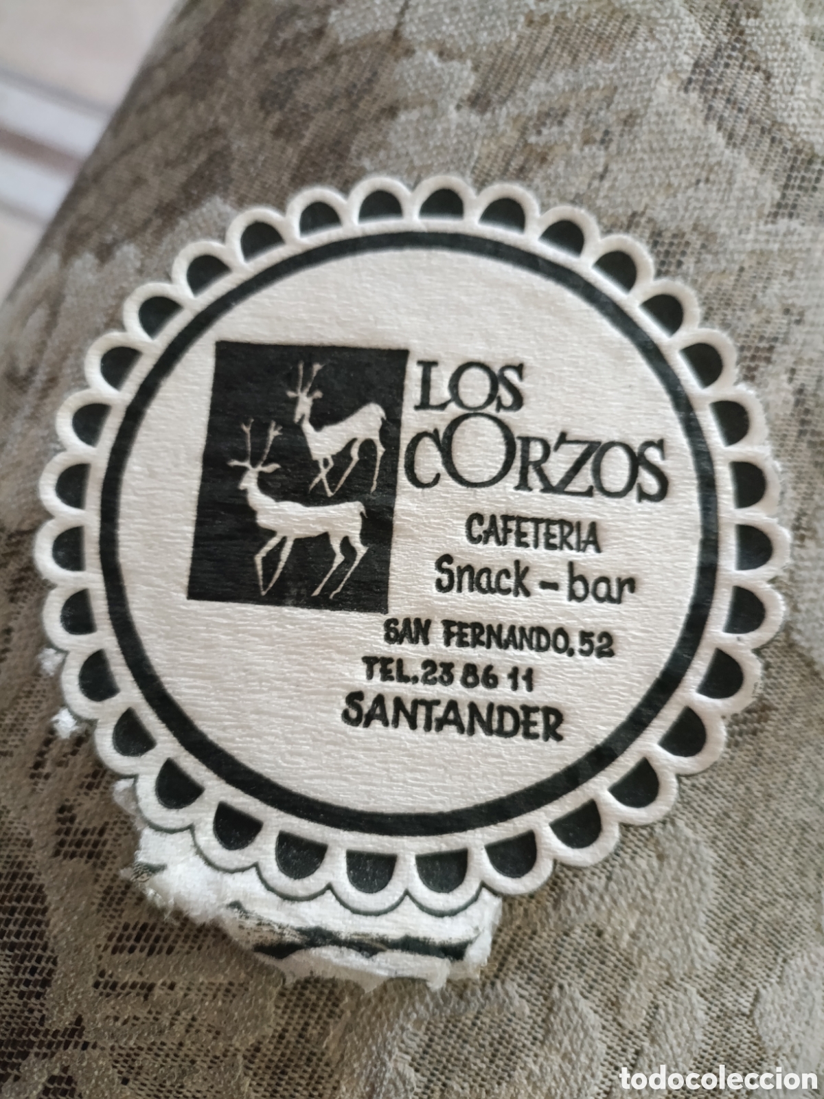 Otros art&iacute;culos de coleccionismo en papel: LOS CORZOS CAFETER&Iacute;A SANTANDER [ POSAVASOS ]