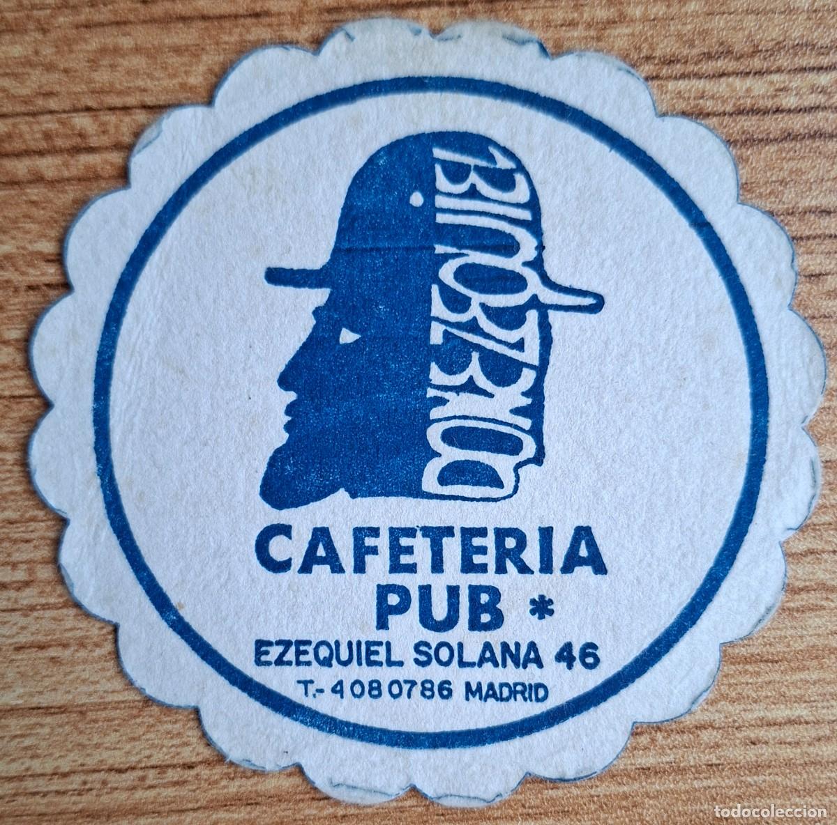 Otros art&iacute;culos de coleccionismo en papel: Posavasos Cafeter&iacute;a Pub Don Ezequiel - Madrid