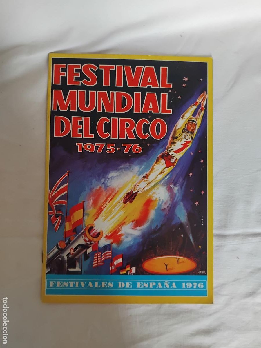Otros art&iacute;culos de coleccionismo en papel: FESTIVAL MUNDIAL DEL CIRCO PALACIO MUNICIPAL DE DEPORTES BARCELONA. 1975-76.