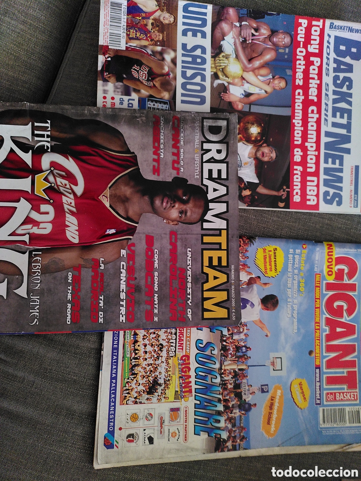 Otros art&iacute;culos de coleccionismo en papel: Revistas baloncesto (NO gigantes)