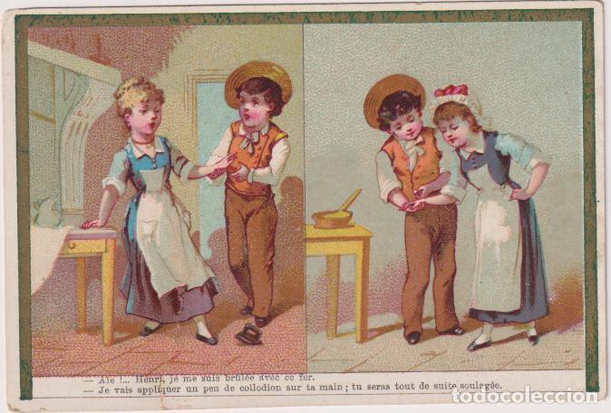 Otros art&iacute;culos de coleccionismo en papel: Cromo Tarjeta (10x7,5) Abanicos, Paraguas, quitasoles. G&oacute;mez y Candela