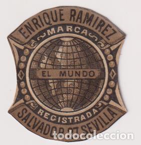 Otros art&iacute;culos de coleccionismo en papel: Publicidad. Enrique Ram&iacute;rez. El Mundo. Cerillas. Salvador, 27. Sevilla