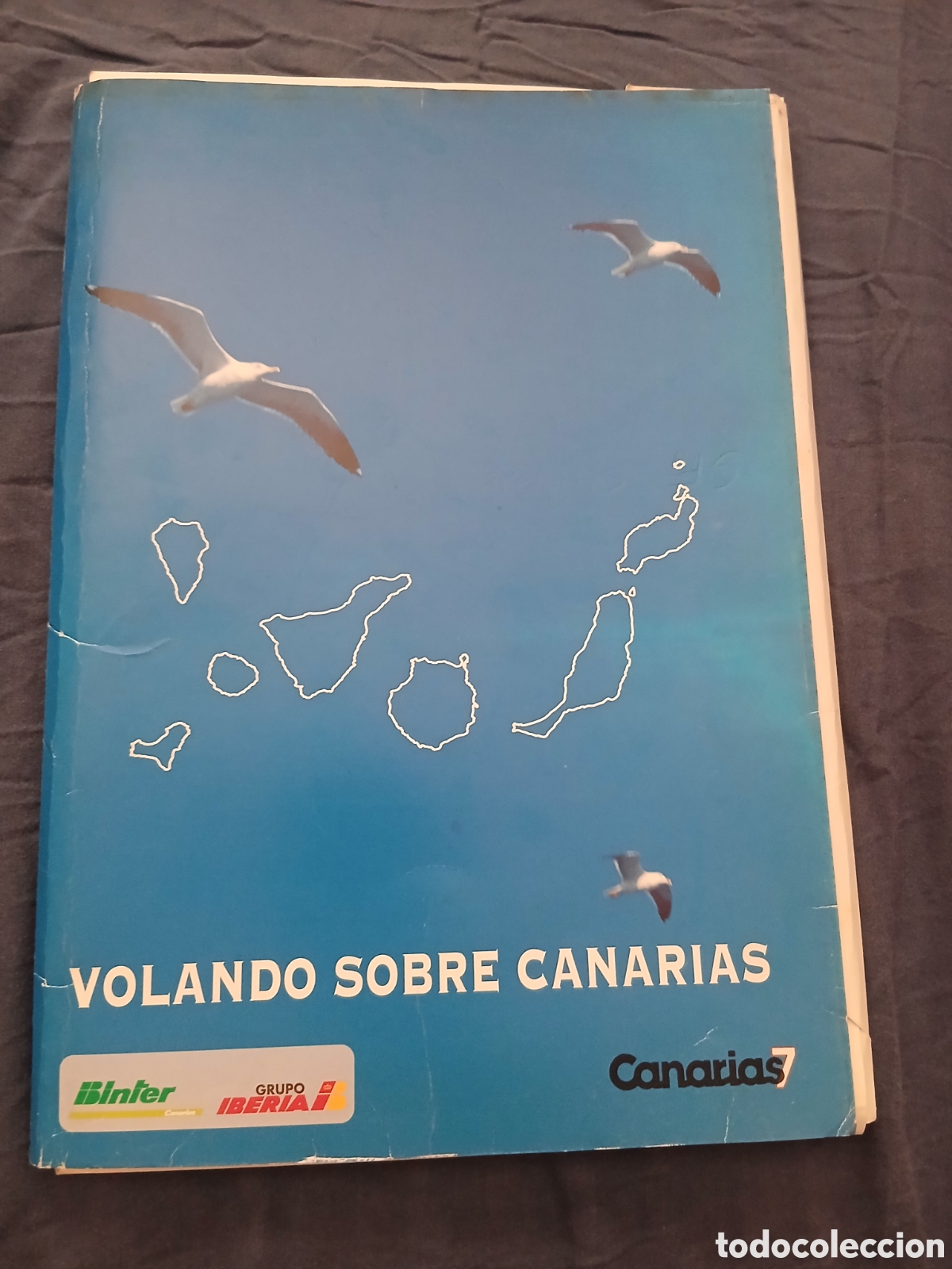 Otros art&iacute;culos de coleccionismo en papel: 46 L&aacute;minas Volando Sobre Canarias (Canarias 7) 1.992