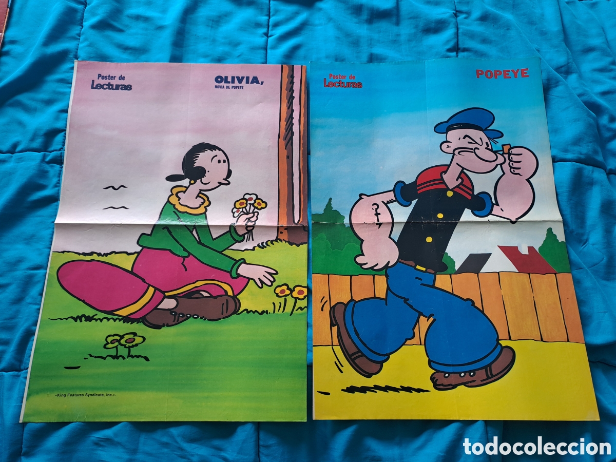 Otros art&iacute;culos de coleccionismo en papel: POSTER DE LA REVISTA LECTURAS - OLIVIA - NOVIA DE POPEYE &divide; POPEYE