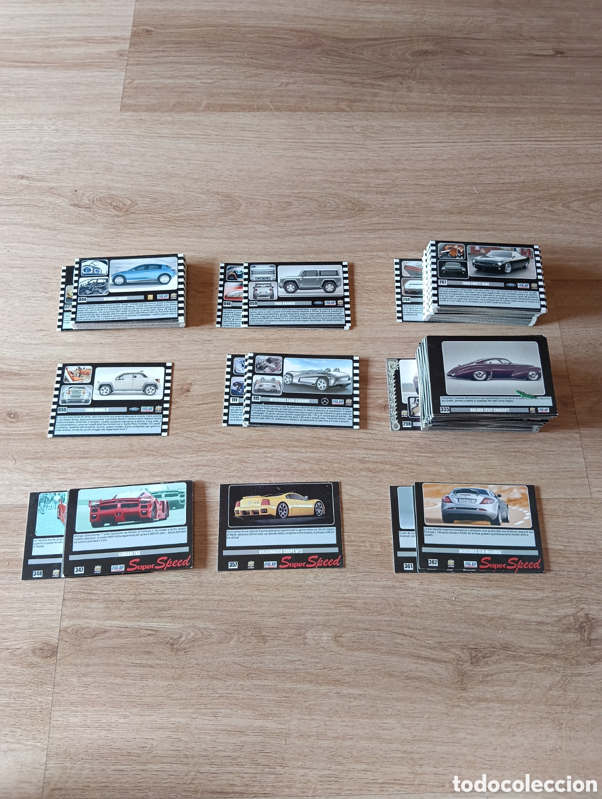 Otros art&iacute;culos de coleccionismo en papel: LOTE DE TARJETAS DREAM CARS SUPER SPEED