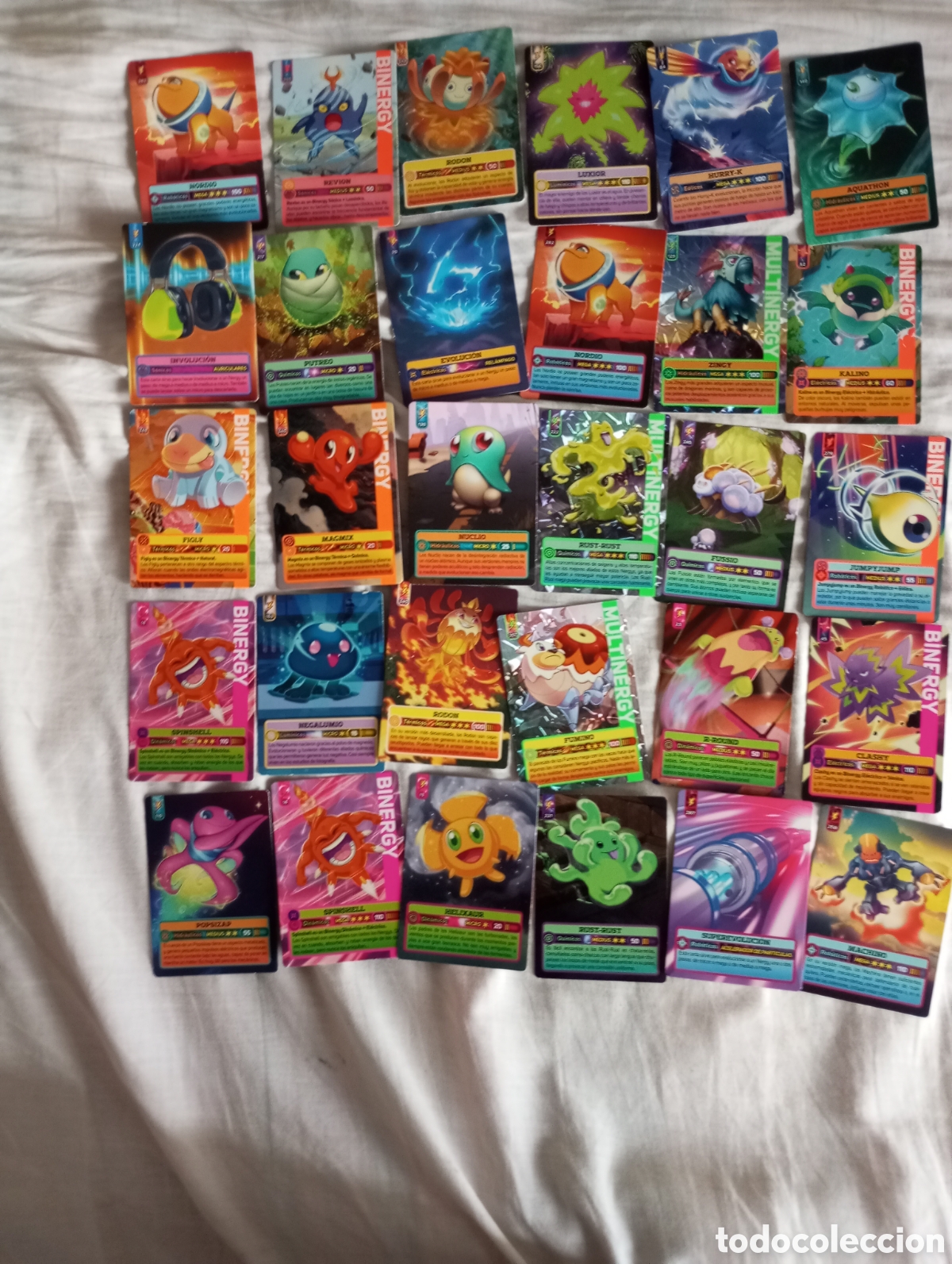 Otros art&iacute;culos de coleccionismo en papel: 30 cartas nergys de panini