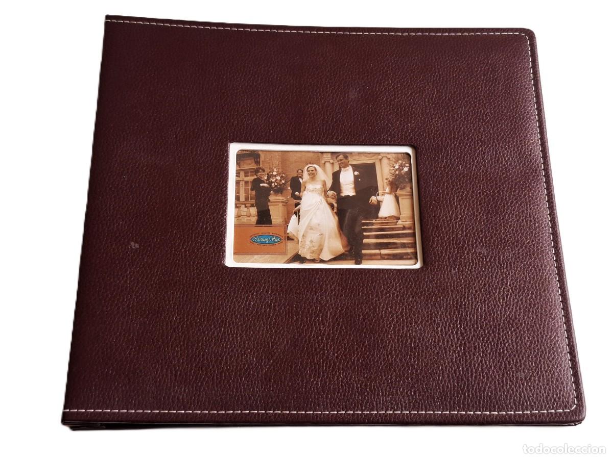Otros art&iacute;culos de coleccionismo en papel: ALBUM PARA FOTOS DE 34 X 33.CM - PIEL O CUERO DE 30 PAGINAS