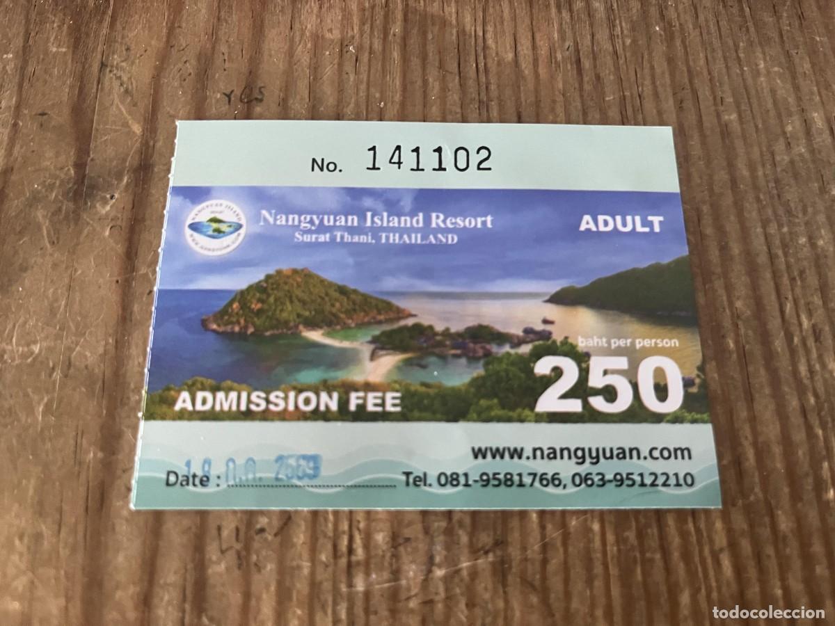 Otros art&iacute;culos de coleccionismo en papel: R32020 ENTRADA TICKET ADULTO TAILANDIA NANGYUAN ISLAND KOH NANG YUAN SURAT THANI 2026