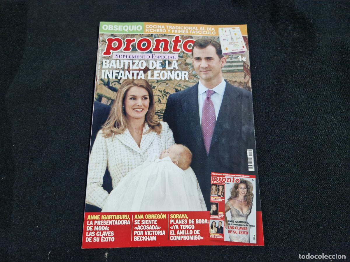 Otros art&iacute;culos de coleccionismo en papel: REVISTA. PRONTO. SUPLEMENTO ESPECIAL. BAUTIZO DE LA INFANTA LEONOR.