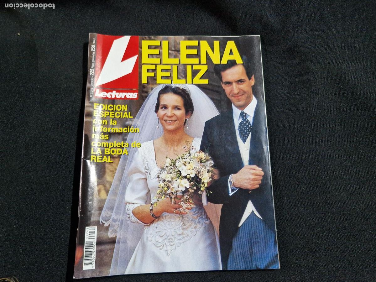 Otros art&iacute;culos de coleccionismo en papel: REVISTA. ELENA FELIZ. EDICION ESPECIAL CIN LA INFORMACION MAS COMPLETA DE LA BODA REAL