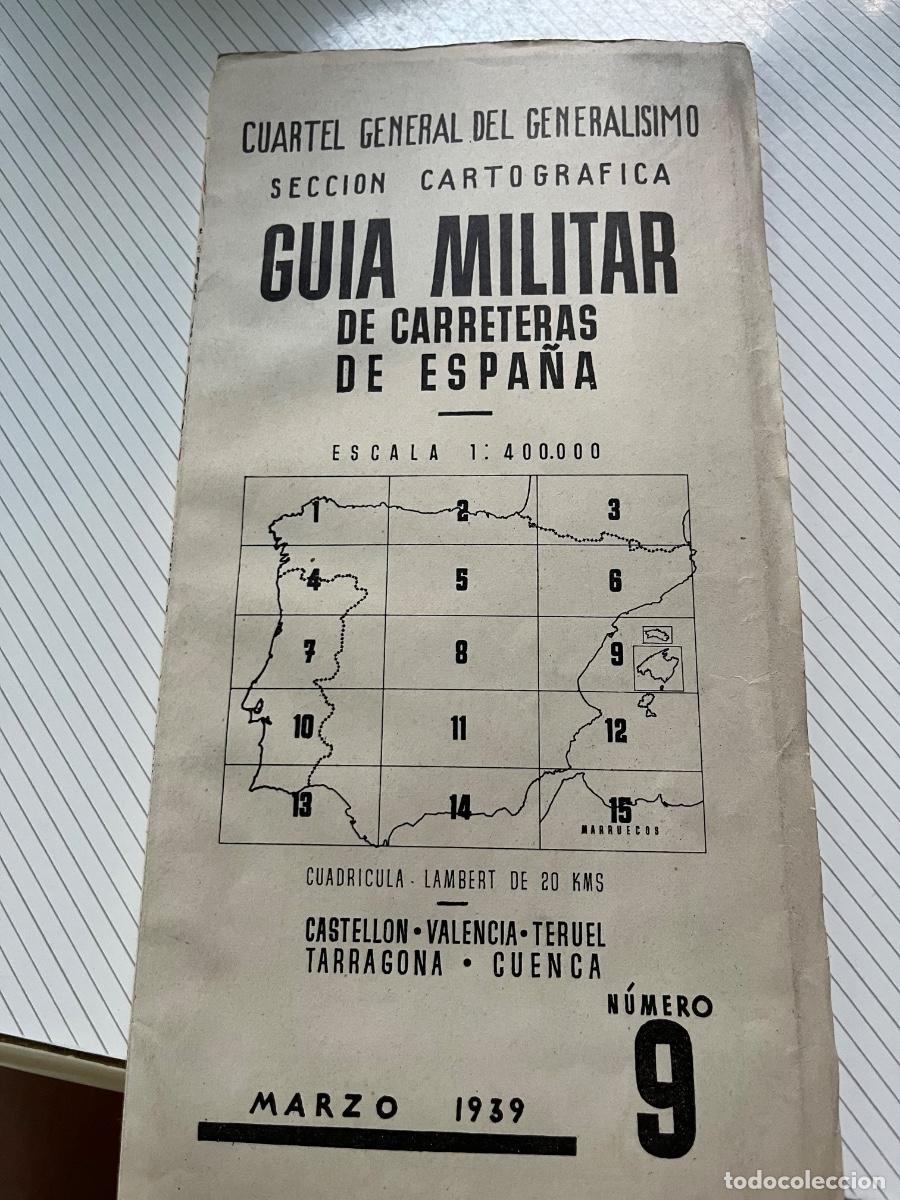 Otros art&iacute;culos de coleccionismo en papel: Gu&iacute;a Militar de Carreteras de Espa&ntilde;a-escala 1:400.000